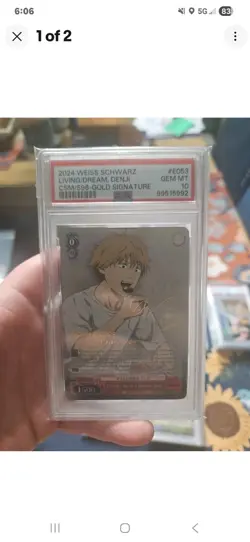 Psa 10 Weiss Schwarz Chainsawman 5 Card Bundle Gold Signature Sps - Image 1