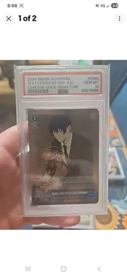 Psa 10 Weiss Schwarz Chainsawman 5 Card Bundle Gold Signature Sps - Image 3