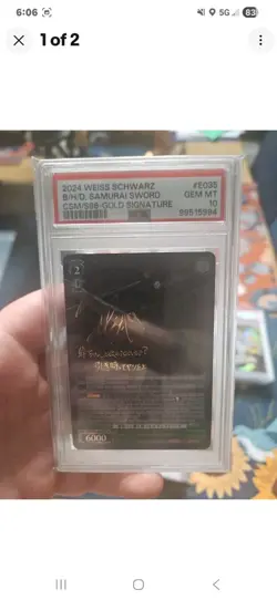 Psa 10 Weiss Schwarz Chainsawman 5 Card Bundle Gold Signature Sps - Image 5