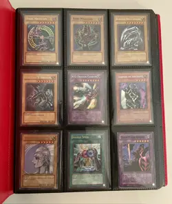 Yugioh Vintage 9 Foil/550 Card Lot Dark Magician Blue-Eyes Red-Eyes 2002 - Image 2