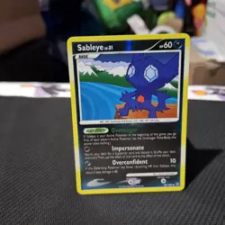 Sableye Pokemon TCG D & P Stormfront Reverse Holo Uncommon Card #48/100 - Image 1