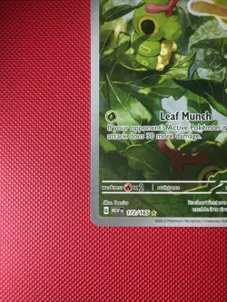 Pokemon TCG Caterpie 172/165 Scarlet & Violet 151 Holo Illustration Rare Card NM - Image 2
