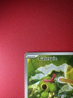 Pokemon TCG Caterpie 172/165 Scarlet & Violet 151 Holo Illustration Rare Card NM - Image 3