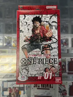 One Piece Card Game Starter Deck ST-01 STRAW HAT CREW English Signed By Colleen 811039038366 - Image 1