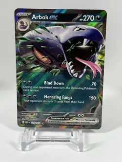 Arbok EX # 024/165 Scarlet & Violet 151 English Pokemon Card NM - Image 1