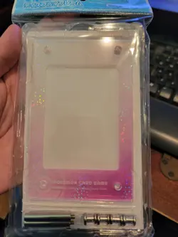 Pokemon Card Game Display Frame Shinning Pearl Pink Japan Pokemon Center NEW - Image 2