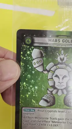 Cryptid Camp Trading Card Game Mars Golem SEALED PROMO CC031 LVL UP EXPO 2025 - Image 2