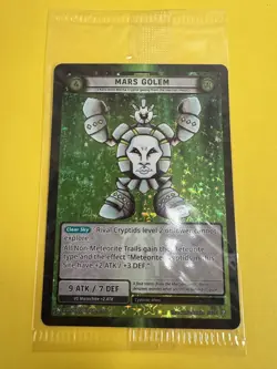 Cryptid Camp Trading Card Game Mars Golem SEALED PROMO CC031 LVL UP EXPO 2025 - Image 3