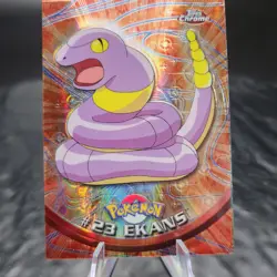 Ekans #23 Topps Chrome Spectra Holo Refractor Pokemon Card Series 1 2000 TV - Image 1