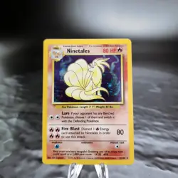 Ninetales Holo Rare 12/102 Base Set WOTC Pokemon Card 1999 Vintage Near Mint⭐ - Image 1