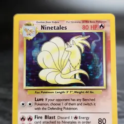 Ninetales Holo Rare 12/102 Base Set WOTC Pokemon Card 1999 Vintage Near Mint⭐ - Image 2