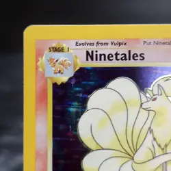 Ninetales Holo Rare 12/102 Base Set WOTC Pokemon Card 1999 Vintage Near Mint⭐ - Image 3