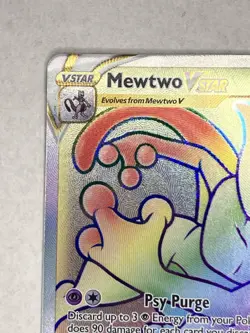 [NM] Mewtwo VSTAR (79) (Secret) [Pokemon GO] 079/078 Holofoil POKEMOM CARD - Image 3