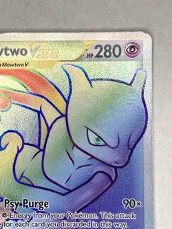[NM] Mewtwo VSTAR (79) (Secret) [Pokemon GO] 079/078 Holofoil POKEMOM CARD - Image 4