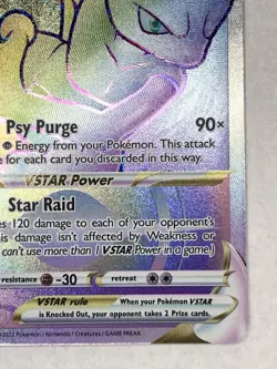 [NM] Mewtwo VSTAR (79) (Secret) [Pokemon GO] 079/078 Holofoil POKEMOM CARD - Image 5