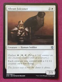 Magic The Gathering KHANS OF TARKIR ABZAN FALCONER white card MTG - Image 1