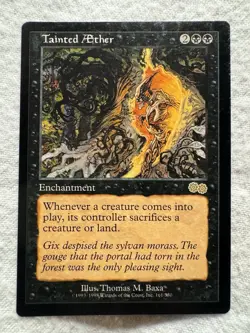 MTG - Tainted Aether - Urza's Saga - LP - Free Shipping! - Image 1