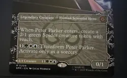 MTG Marvel's Spiderman Peter Parker M (0208) (Borderless) Non-foil - Image 3