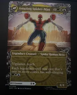 MTG Marvel's Spiderman Peter Parker M (0208) (Borderless) Non-foil - Image 4