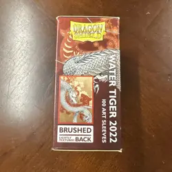 Dragon Shield Limited Edition Art Brushed Sleeves - Water Tiger 2022 (100-ct) - Image 4