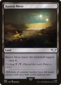 Barren Moor - Surge Foil Warhammer 40,000 NM MTG - Image 1