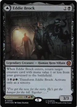 Eddie Brock - FOIL - M Marvel's Spider-Man 55 - MTG - Image 1