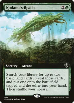 Kodama's Reach (Extended Art) #681 Commander Legends CMR Magic MTG NM Near Mint - Image 1