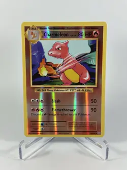 2016 Pokemon XY Evolutions #10/108 Charmeleon Reverse Holo - Image 1
