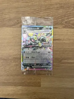 SEALED Umbreon Ex Stamped Pokemon Prismatic Evolutions Promo Surprise Box 60/131 - Image 1