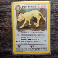 Dark Persian - 6/110 - Holo Rare LP, English Pokemon Legendary Collection - Image 1