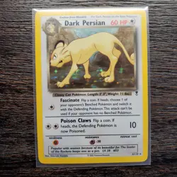 Dark Persian - 6/110 - Holo Rare LP, English Pokemon Legendary Collection - Image 2