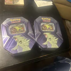 Tyranitar Triple Whammy Collectors Tin - Pokemon TCG - Factory Sealed - Image 1