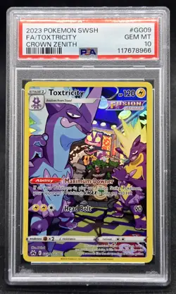 PSA 10 Toxtricity GG09/GG70 SWSH Crown Zenith 2023 - Pokemon TCG - Image 1