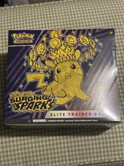 Pokemon TCG Surging Sparks Elite Trainer Box ETB New/Sealed Scarlet and Violet - Image 1