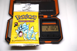 21.05g Pokemon TCG Base Set 2 Booster Pack 2000 Gyarados Art WOTC Vintage Sealed - Image 1