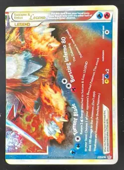 2010 Pokemon HeartGold & SoulSilver Unleashed #95/95 Suicune & Entei LEGE - Image 1
