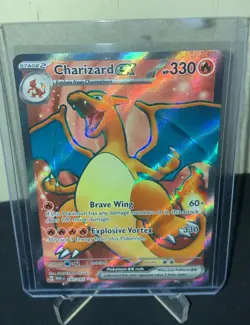 Charizard ex 183/165 Full Art Secret Rare Pokemon 151 - (NM) NEVER PLAYED - Image 2