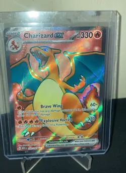 Charizard ex 183/165 Full Art Secret Rare Pokemon 151 - (NM) NEVER PLAYED - Image 3