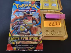 22.77g (HEAVY) MEGA EVOLUTION Pokemon Booster Pack English - Sealed - #153 - Image 1