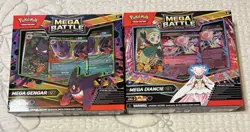Pokemon Set of 2 (1 of each) Gengar/Diancie ex Mega Battle Deck IN HAND 🔥 - Image 2