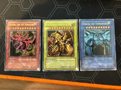 Yu-Gi-Oh! TCG - Slifer, Obelisk & Ra Ultra Rare Promos GBI-001, 002 & 003 - Image 1