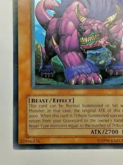 Yu-Gi-Oh! TCG Behemoth the King of All Animals FET-EN014 Unlimited Super Rare LP - Image 5