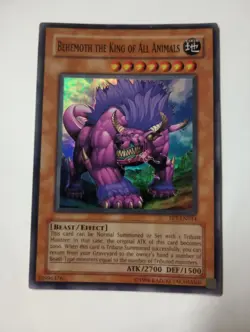 Behemoth the King of All Animals FET-EN014 Super Rare Unlimited Yu-Gi-Oh - Image 1