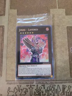 YUGIOH JINZO LAYERED DLCS-EN149 SECRET LIMITED ED SEALED - Image 1