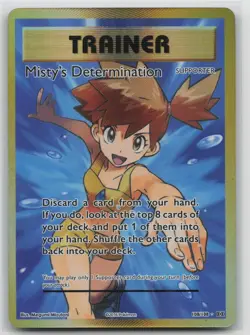 Pokemon Card Misty's Determination (Full Art) Ultra Rare XY - Evolutions 108/108 - Image 1