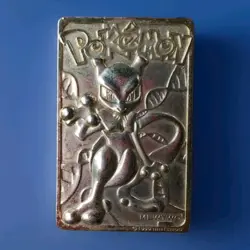 1999 Pokemon 23K Gold Plated Mewtwo Trading Card Burger King Limited Edition! - Image 1