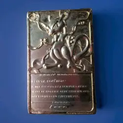 1999 Pokemon 23K Gold Plated Mewtwo Trading Card Burger King Limited Edition! - Image 2