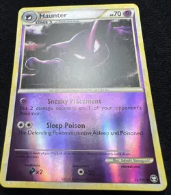 Haunter 35/102 HGSS Triumphant Reverse Holo Pokemon TCG Card - NM/LP - Image 3