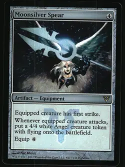Magic: The Gathering - Prerelease Cards Moonsilver Spear 217 Promo Foil - Image 1