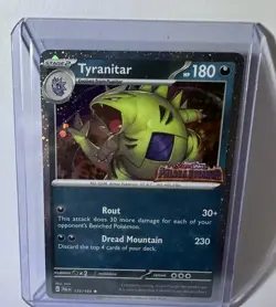 Tyranitar 135/193 Cosmos Holo Promo Paldea Evolved Pokemon Card - Image 1
